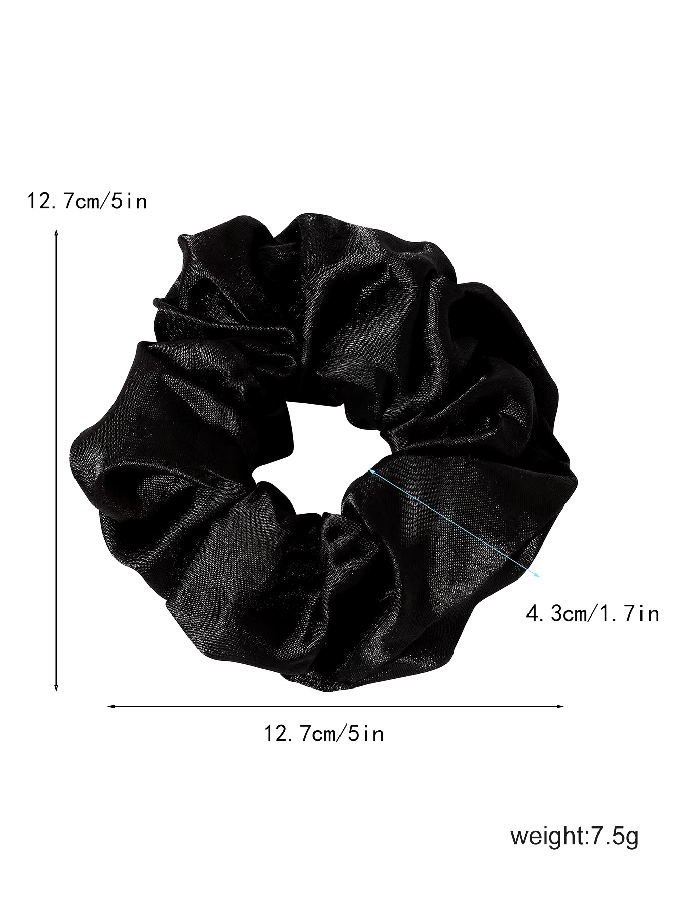 Satin Scrunchies Soft than Silk Scrunchies Elastics Bands Ponytail Holder